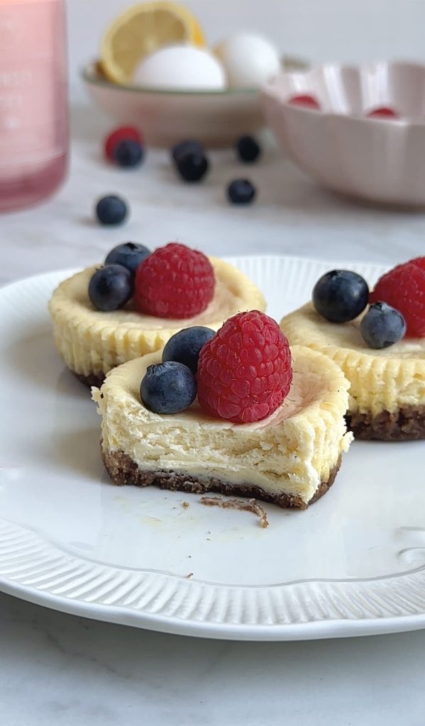 Mini Protein Cheesecakes